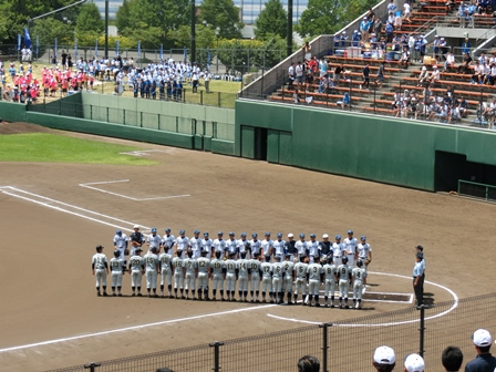 全国高等学校野球選手権千葉大会2回戦の様子