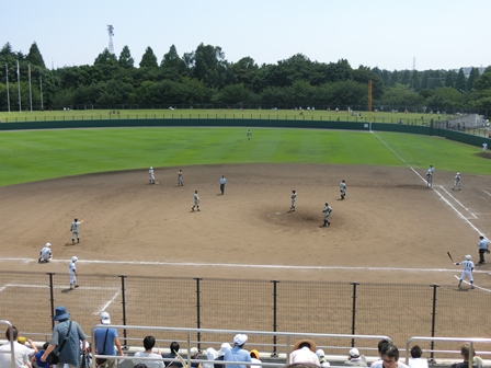 全国高等学校野球選手権千葉大会2回戦の様子