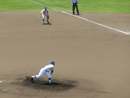 全国高等学校野球選手権千葉大会2回戦の様子