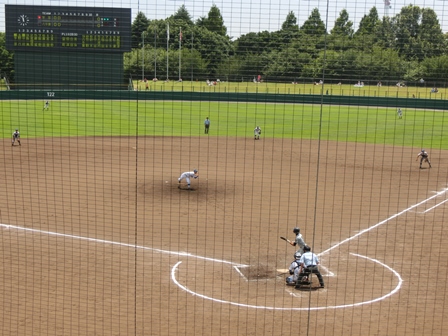 全国高等学校野球選手権千葉大会2回戦の様子