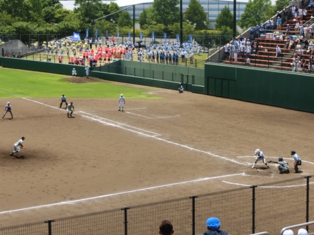 全国高等学校野球選手権千葉大会2回戦の様子
