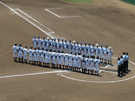全国高等学校野球選手権千葉大会2回戦の様子