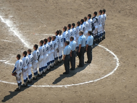 全国高等学校野球選手権千葉大会2回戦の様子