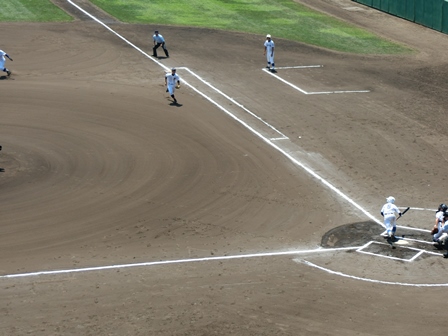 全国高等学校野球選手権千葉大会2回戦の様子