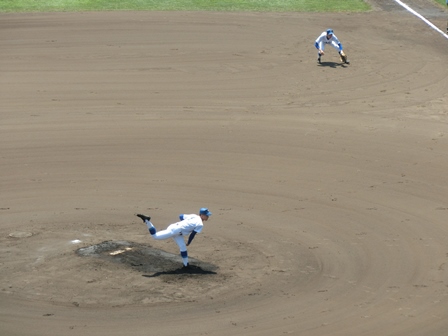 全国高等学校野球選手権千葉大会2回戦の様子