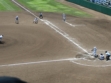 全国高等学校野球選手権千葉大会2回戦の様子