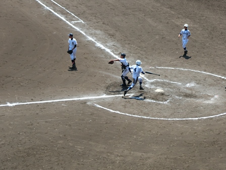 全国高等学校野球選手権千葉大会2回戦の様子