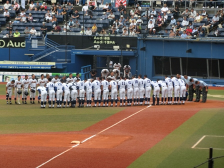 全国高等学校野球選手権千葉大会2回戦の様子