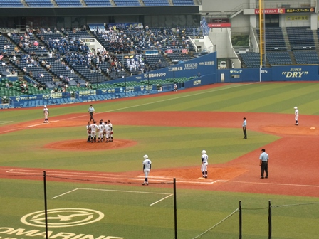 全国高等学校野球選手権千葉大会2回戦の様子