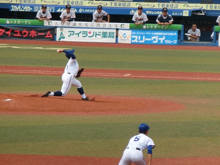 全国高等学校野球選手権千葉大会2回戦の様子
