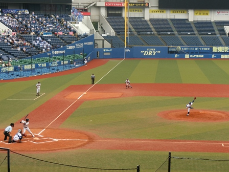 全国高等学校野球選手権千葉大会2回戦の様子
