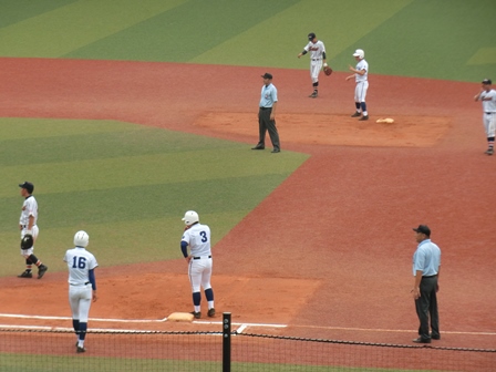 全国高等学校野球選手権千葉大会2回戦の様子