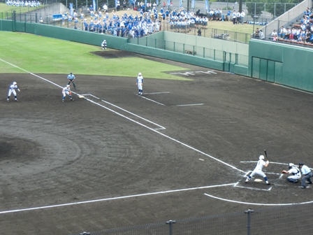 全国高等学校野球選手権千葉大会5回戦の様子