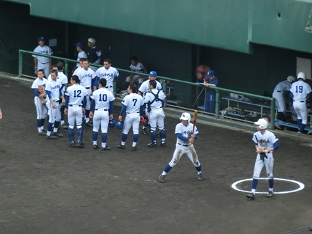 全国高等学校野球選手権千葉大会5回戦の様子