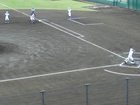全国高等学校野球選手権千葉大会5回戦の様子