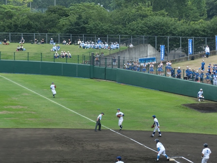 全国高等学校野球選手権千葉大会5回戦の様子