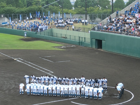 全国高等学校野球選手権千葉大会5回戦の様子