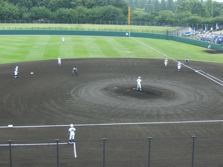 全国高等学校野球選手権千葉大会5回戦の様子