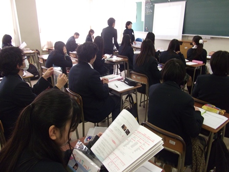 出張模擬授業の様子
