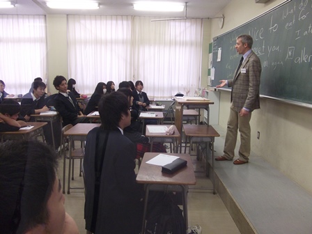 出張模擬授業の様子