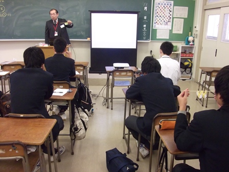出張模擬授業の様子