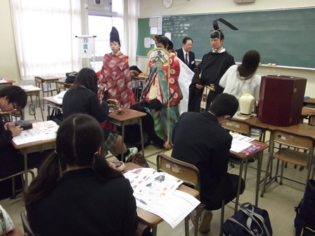 出張模擬授業の様子