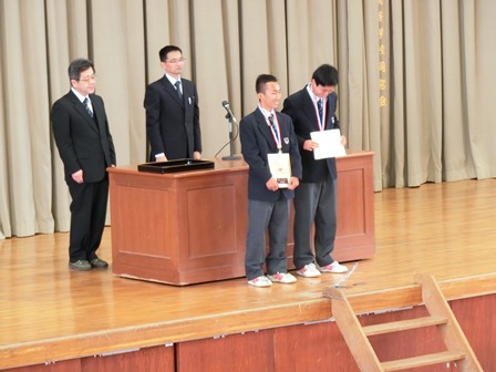 表彰式の様子2016