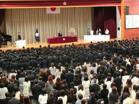 入学式の様子2016