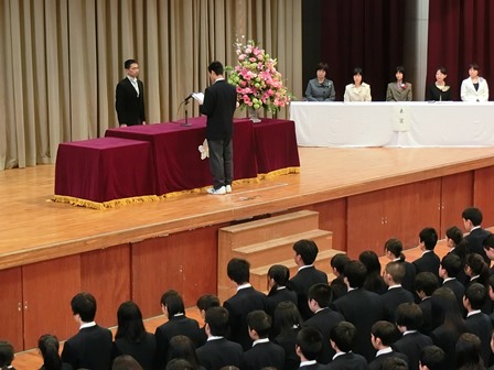 入学式の様子2016