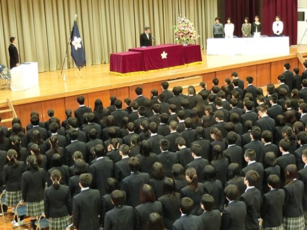 入学式の様子2016
