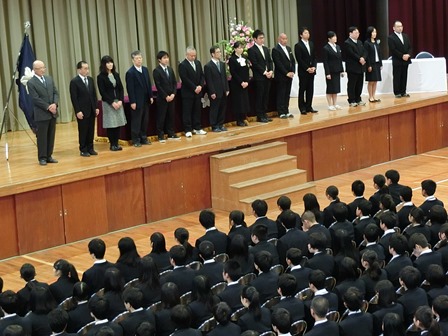 入学式の様子2016