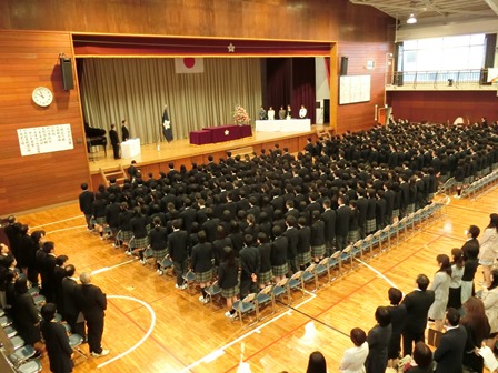 入学式の様子2016