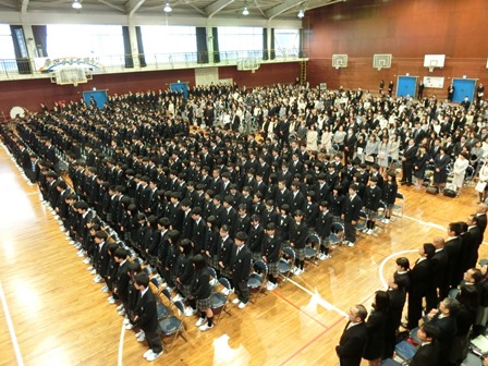 入学式の様子2016