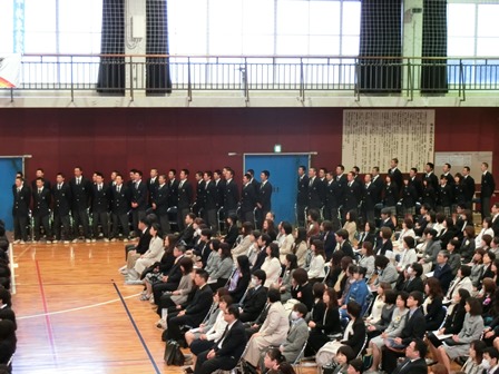 入学式の様子2016