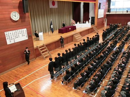 入学式の様子2016
