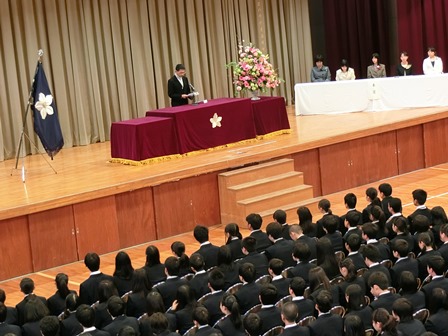入学式の様子2016