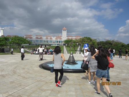 2年修学旅行初日の様子2016