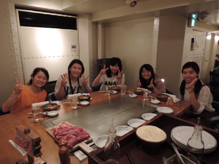 2年修学旅行初日の様子2016