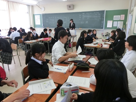 租税教室の様子2017