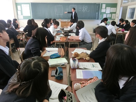 租税教室の様子2017