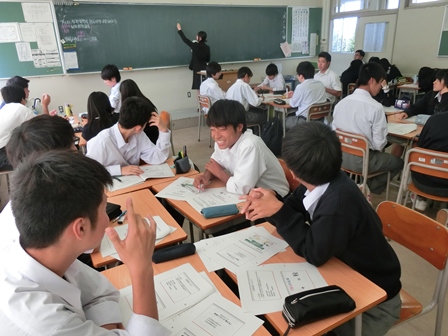 租税教室の様子2017