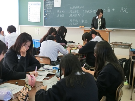 租税教室の様子2017