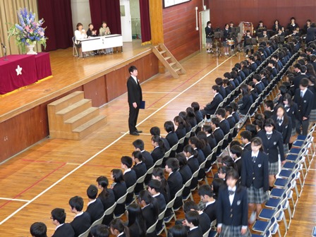 入学式の様子2018