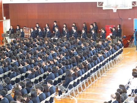 入学式の様子2018