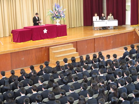 入学式の様子2018