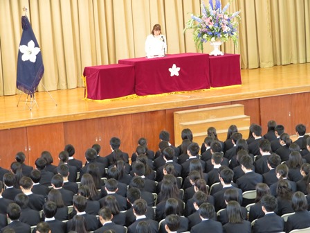 入学式の様子2018