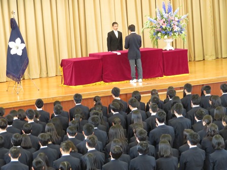 入学式の様子2018