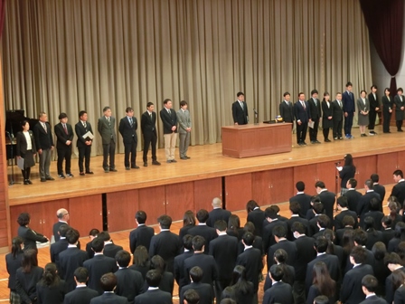 新任式の様子2019