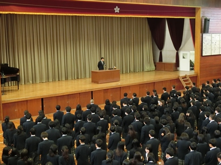 始業式の様子2019