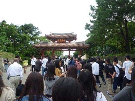 2年修学旅行初日の様子2019